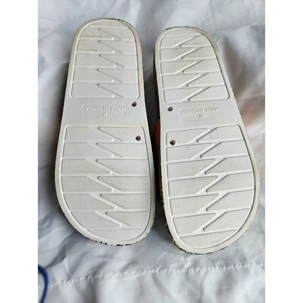 ODD SOX Monopoly Money Slides -Soft Slip-On Sandals- Med Size for Men‎ & Women